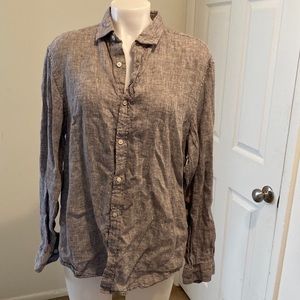 💖Banana Republic light grey button down